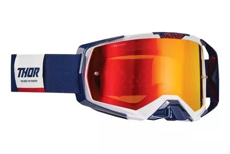 Thor Activate motorkerékpár szemüveg cross enduro tengerészkék/fehér-1