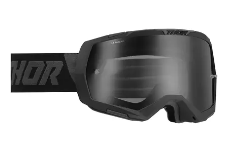 Óculos de proteção para motociclismo Thor Regiment cross enduro preto-1