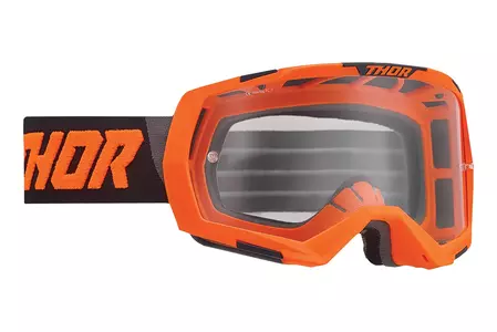 Óculos de proteção para motociclismo Thor Regiment cross enduro laranja/cinzento-1