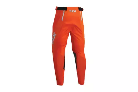 Thor Pulse Mono pantaloni cross enduro arancione/grigio 34-3