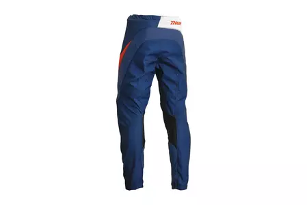 Pantalon Thor Sector Edge cross enduro bleu marine/orange 30-2
