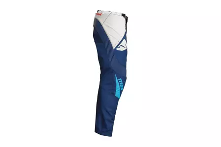 Thor Sector Edge pantaloni cross enduro blu navy/arancio 40-3