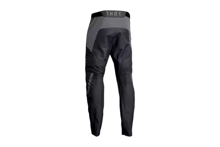 Pantaloni Thor Terrain cross enduro per stivali nero/grigio 34-2