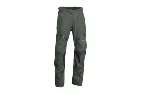 Thor Pantaloni pentru cizme Terrain cross enduro verde/gri 40 - 2901-10457