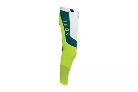 Thor Prime Strike pantaloni cross enduro bianco/giallo fluo/verde 40-2