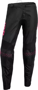 Thor Sector Minimal ženske cross enduro hlače črna/rožnata 3/4-1