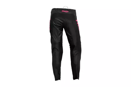 Thor Sector Minimal ženske hlače za cross enduro črno-rožnate 9/10-3