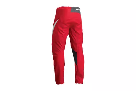 Thor Junior Sector Edge pantalon cross enduro rouge/blanc 24-3