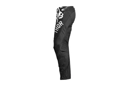 Thor Junior Sector Gnar pantaloni de enduro cross negru/alb 24-4