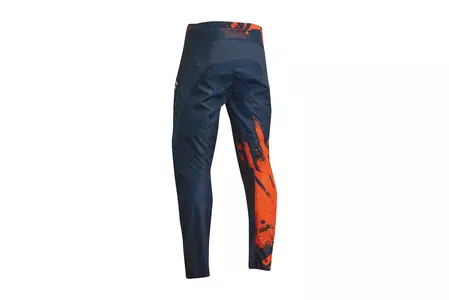 Thor Junior Sector Gnar pantaloni cross enduro blu navy/arancio 22-2