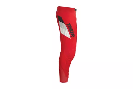 Thor Junior Pulse Tactic крос ендуро панталон червен 22-2