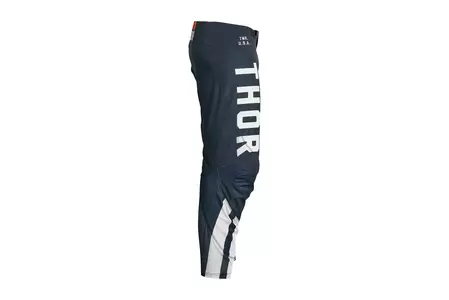 Thor Junior Pulse Combat cross enduro pantaloni albastru marin/alb 22-2