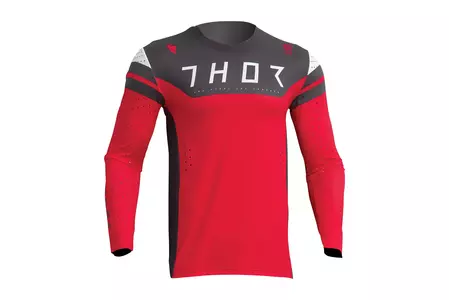 Thor Prime Rival dres cross enduro mikina červená/sivá M - 2910-7018