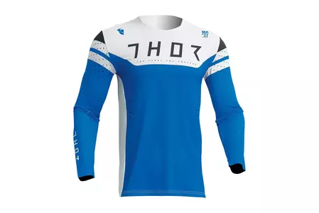 Thor Prime Rival majica za cross enduro modra/bela L-1