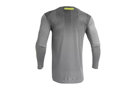 Thor Prime Tech trikotažiniai marškinėliai cross enduro pilka/juoda L-3
