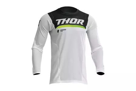 Thor Pulse Air Cameo Jersey tricou de cruce enduro alb/negru S-1