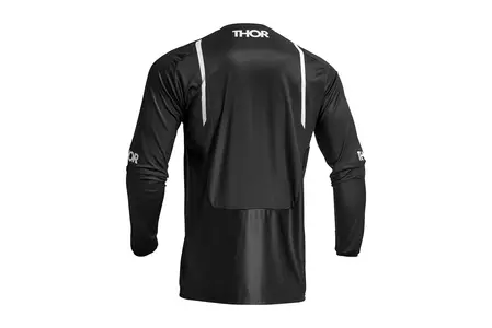 Thor Pulse Mono тениска за крос ендуро черен/бял 2XL-4