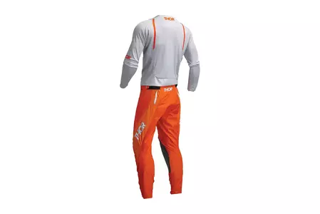 Thor Pulse Mono Jersey Cross Enduro Sweatshirt grau/orange L-4