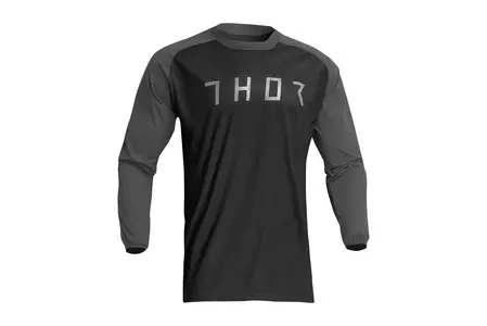 Thor Terrain тениска крос ендуро потник черен/сив XL - 2910-7163