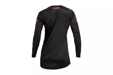 Thor Sector Minimal jersey női cross enduro pulóver fekete/rózsaszín S-2
