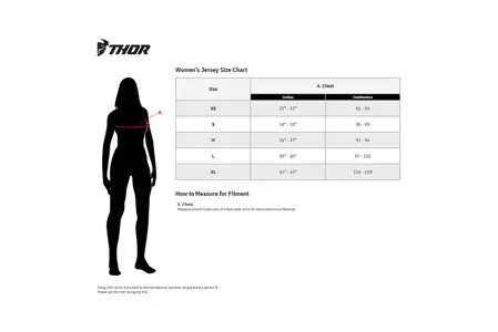 Thor Sector Minimal jersey γυναικείο cross enduro φούτερ μαύρο/ροζ S-5