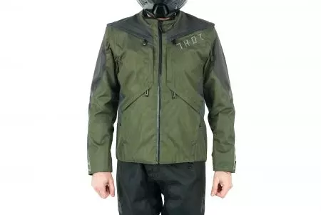 Thor Terrain giacca cross enduro verde/grigio M-3