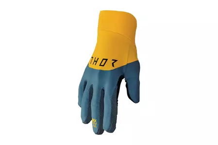 Thor Agile Rival крос ендуро ръкавици жълти/сини XS-1