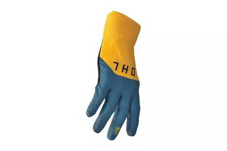 Thor Agile Rival крос ендуро ръкавици жълти/сини XS-3