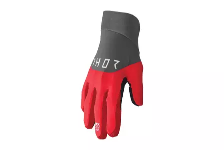 Thor Agile Rival cross enduro rukavice červená/sivá S-1