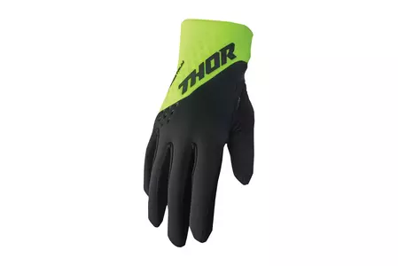 Thor Spectrum Cold крос ендуро ръкавици черни/жълти флуо XL - 3330-7247
