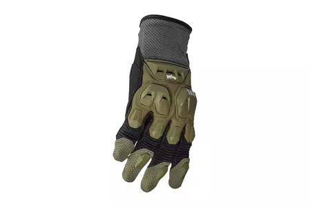 Thor Terrain крос ендуро ръкавици зелено/сиво XS-2