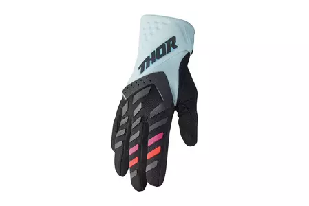 Thor Spectrum ženske rokavice za cross enduro črna/mint M-1