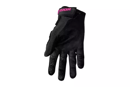 Dámske cross enduro rukavice Thor Sector black/pink L-3