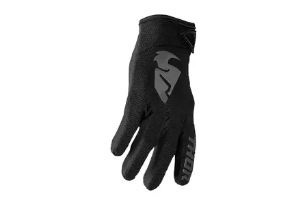 Thor Junior Sector cross enduro handschoenen zwart/grijs XS-3