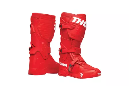Thor Radial cross enduro sapatos vermelho 7-2