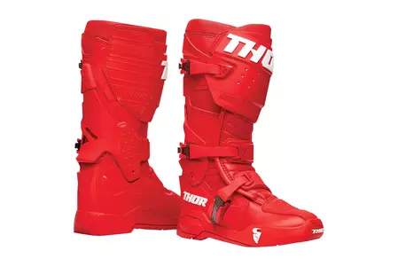 Thor Radial cross enduro sapatos vermelho 9-1