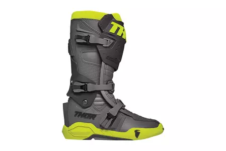 Thor Radial cross enduro topánky grey/yellow fluo 10-3