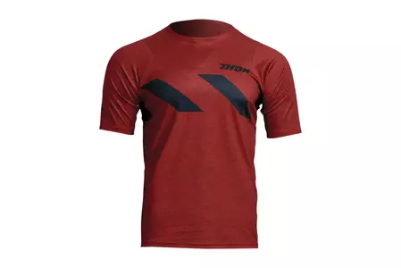 Thor Assist Hazard MTB shirt korte mouw rood L-1