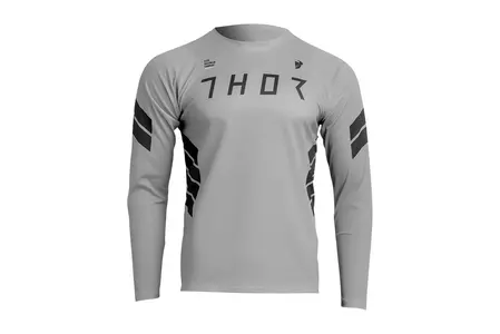 Thor Assist Sting MTB тениска с дълъг ръкав сива S-1