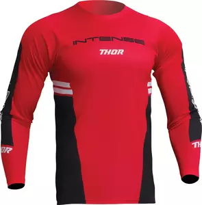 Koszulka bluza cross enduro Thor Intense Berm MTB czerwony czarny S-1