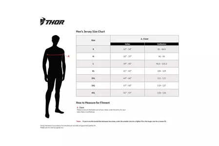 Camisola de manga comprida Thor Intense Berm MTB vermelho/preto S-3