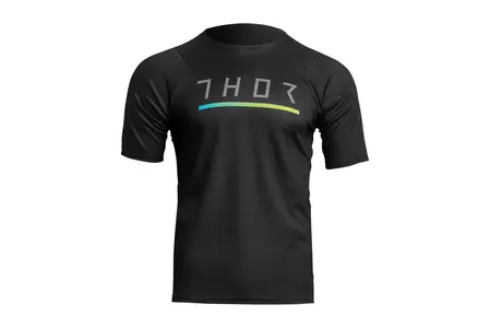 Thor Assist Caliber MTB marškinėliai trumpomis rankovėmis juoda L-1