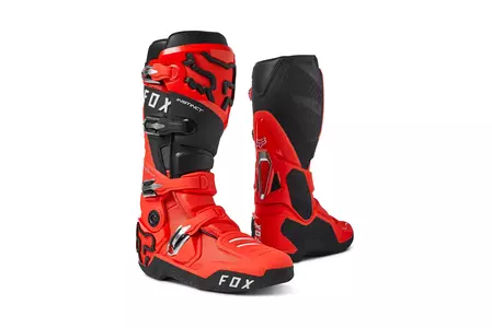 Fox Instinct 2.0 Fluo Red 10 Motocyklové topánky-1