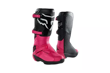Motocyklové topánky Fox Lady Comp Black/Pink 8 - 27690-285-8
