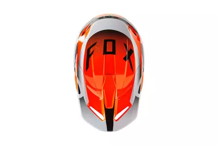 Fox V1 Fluo Πορτοκαλί κράνος μοτοσικλέτας M-4