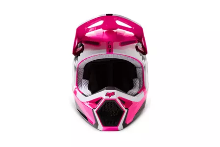 Fox V1 Pink M motocikla ķivere-6