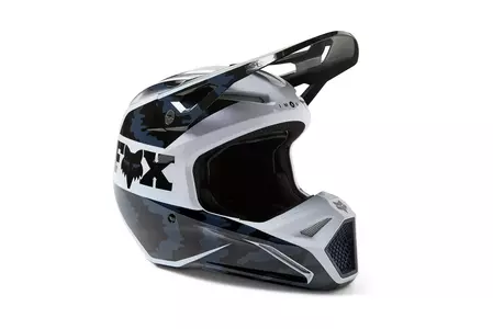 Fox V1 Nuklr Motorkerékpáros sisak Fekete M-1