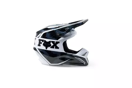 Fox V1 Nuklr Motorkerékpáros sisak Fekete M-5