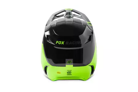 Fox V1 Xpozr Motorcykelhjälm Svart/Grå M-4