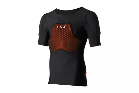 Marškinėliai su apsaugomis Fox baseframe Pro Black L - 27426-001-L